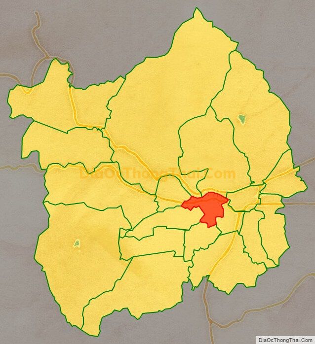 Bản đồ vị trí và địa giới hành chính Xã Diên Lạc, huyện Diên Khánh