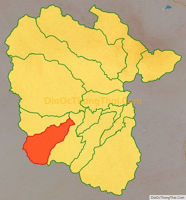 Bản đồ vị trí và địa giới hành chính Xã Sơn Thái, huyện Khánh Vĩnh