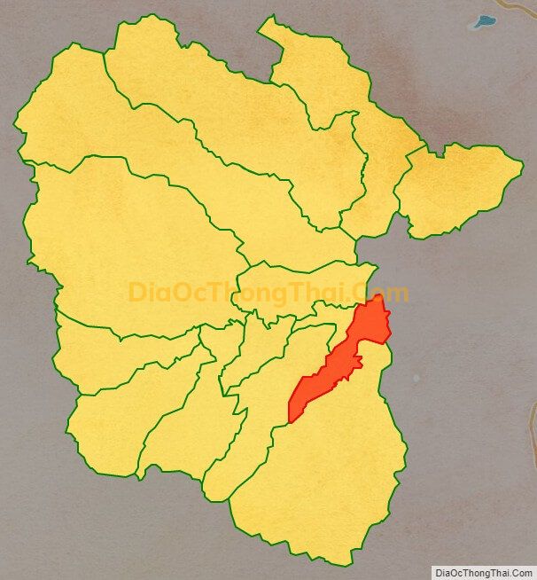 Bản đồ vị trí và địa giới hành chính Xã Sông Cầu, huyện Khánh Vĩnh