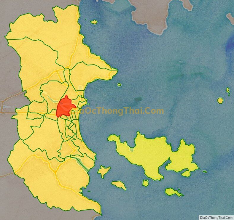 Bản đồ vị trí và địa giới hành chính Phường Ngọc Hiệp, TP Nha Trang