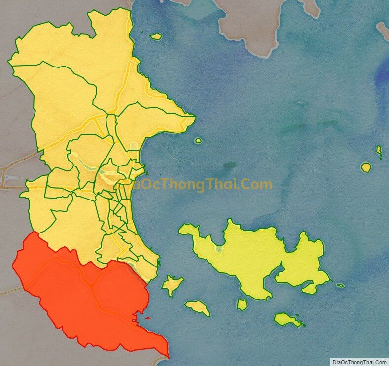 Bản đồ vị trí và địa giới hành chính Xã Phước Đồng, TP Nha Trang