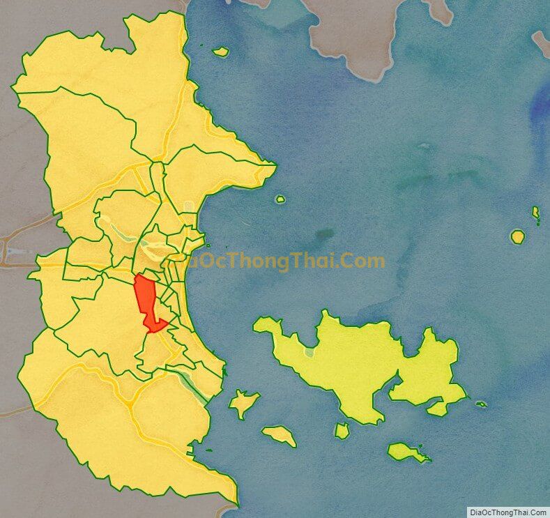 Bản đồ vị trí và địa giới hành chính Phường Phước Hải, TP Nha Trang