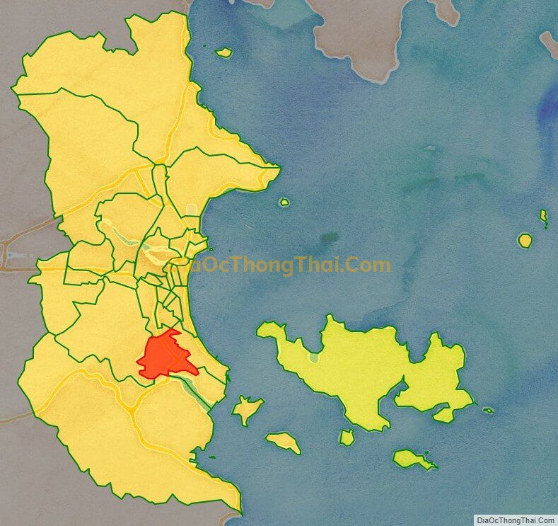 Bản đồ vị trí và địa giới hành chính Phường Phước Long, TP Nha Trang