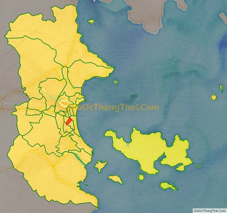 Bản đồ vị trí và địa giới hành chính Phường Phước Tiến, TP Nha Trang