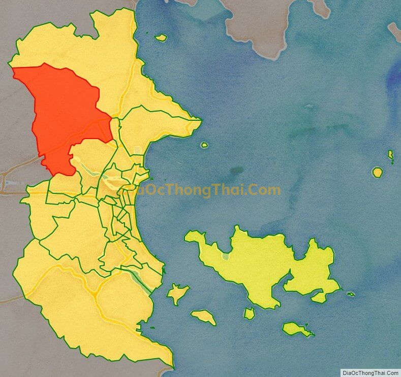 Bản đồ vị trí và địa giới hành chính Xã Vĩnh Phương, TP Nha Trang