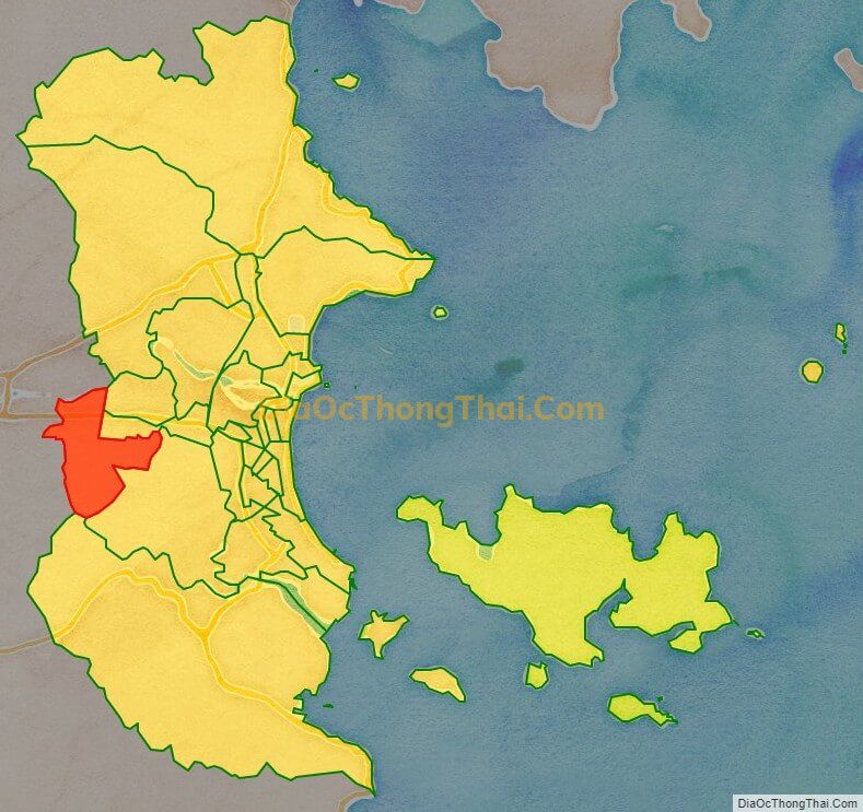 Bản đồ vị trí và địa giới hành chính Xã Vĩnh Trung, TP Nha Trang