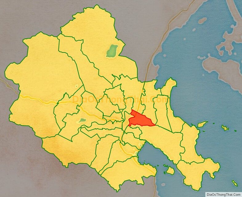 Bản đồ vị trí và địa giới hành chính Phường Ninh Đa, thị xã Ninh Hòa