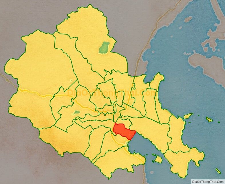 Bản đồ vị trí và địa giới hành chính Phường Ninh Hà, thị xã Ninh Hòa