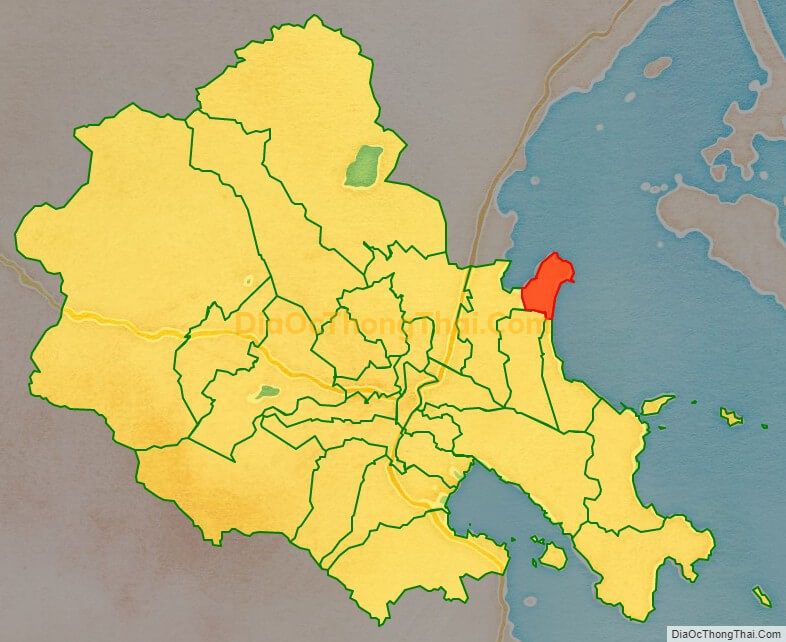 Bản đồ vị trí và địa giới hành chính Phường Ninh Hải, thị xã Ninh Hòa