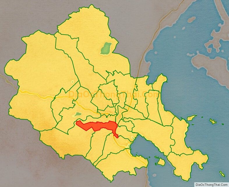 Bản đồ vị trí và địa giới hành chính Xã Ninh Quang, thị xã Ninh Hòa