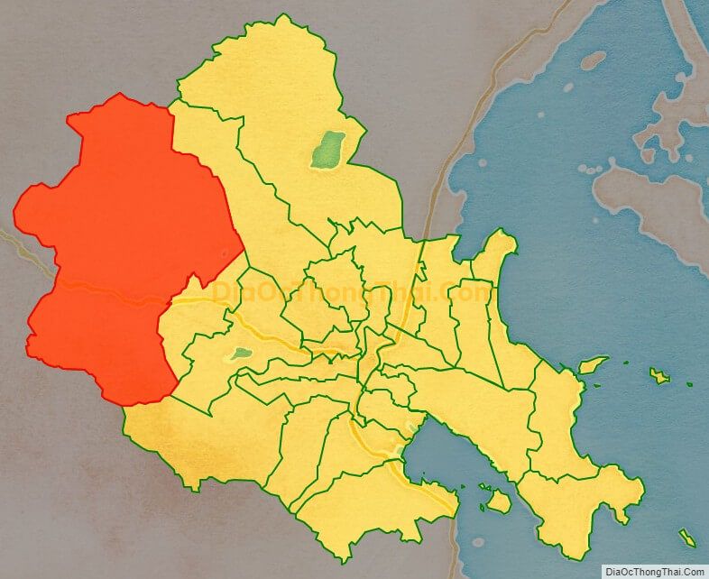 Bản đồ vị trí và địa giới hành chính Xã Ninh Tây, thị xã Ninh Hòa