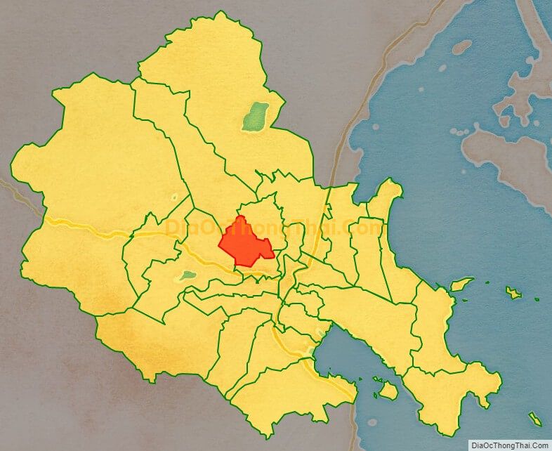 Bản đồ vị trí và địa giới hành chính Xã Ninh Thân, thị xã Ninh Hòa