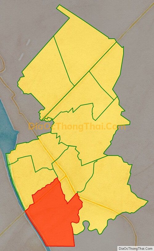 Bản đồ vị trí và địa giới hành chính Xã Bình An, huyện Châu Thành