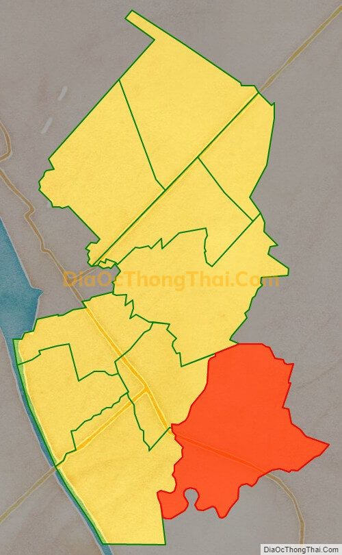 Bản đồ vị trí và địa giới hành chính Xã Minh Hòa, huyện Châu Thành