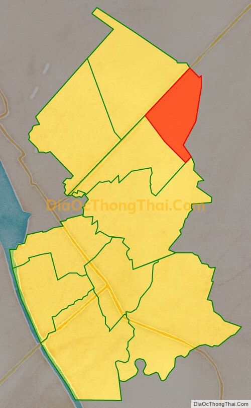 Bản đồ vị trí và địa giới hành chính Xã Mong Thọ, huyện Châu Thành