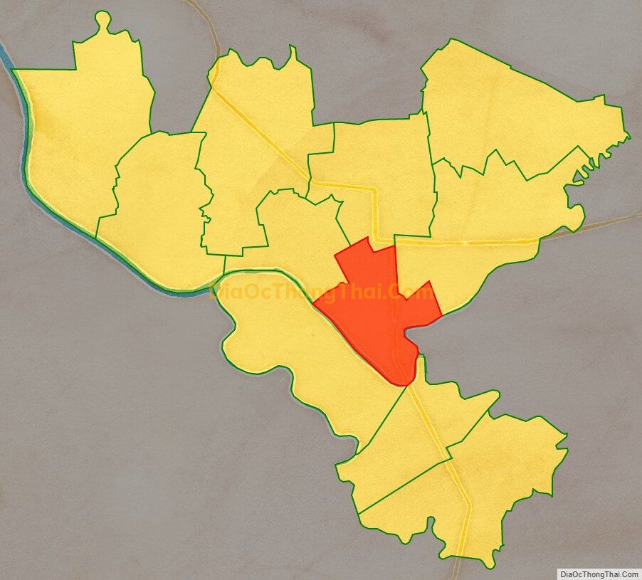 Bản đồ vị trí và địa giới hành chính Xã Vĩnh Phước B, huyện Gò Quao