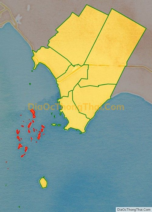 Bản đồ vị trí và địa giới hành chính Xã Sơn Hải, huyện Kiên Lương