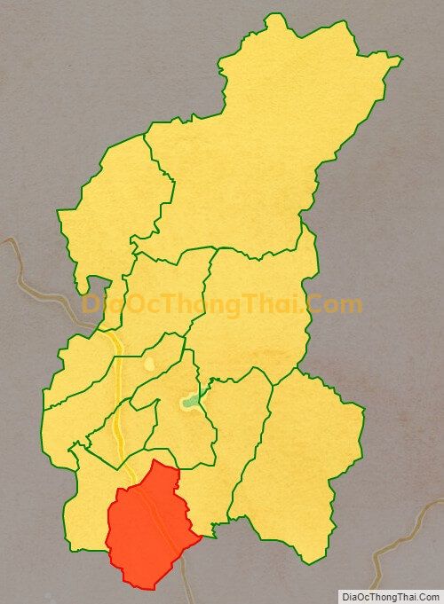 Bản đồ vị trí và địa giới hành chính Xã Đắk La, huyện Đăk Hà