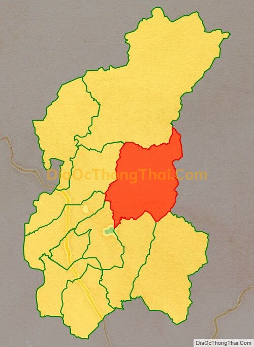 Bản đồ vị trí và địa giới hành chính Xã Đắk Ui, huyện Đăk Hà