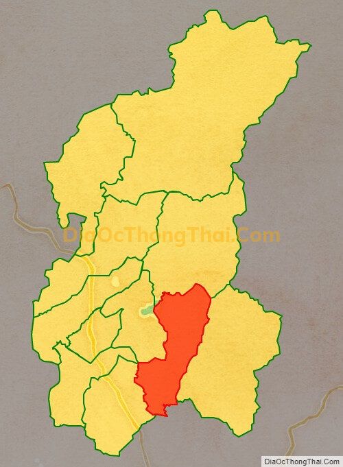 Bản đồ vị trí và địa giới hành chính Xã Ngok Wang, huyện Đăk Hà