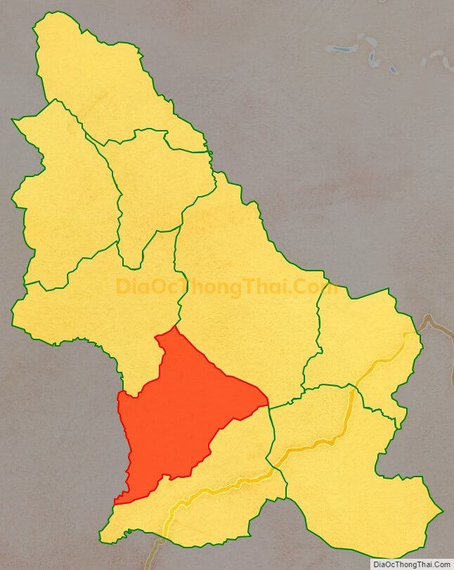 Bản đồ vị trí và địa giới hành chính Xã Măng Cành, huyện Kon Plông