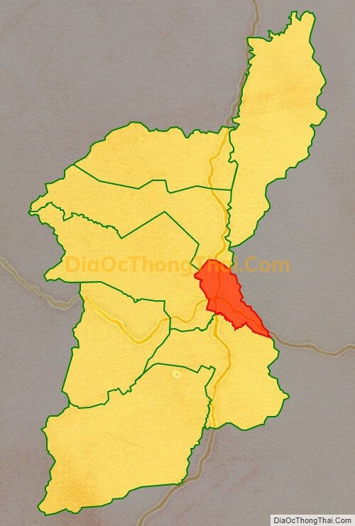 Bản đồ vị trí và địa giới hành chính Thị trấn Plei Kần, huyện Ngọc Hồi