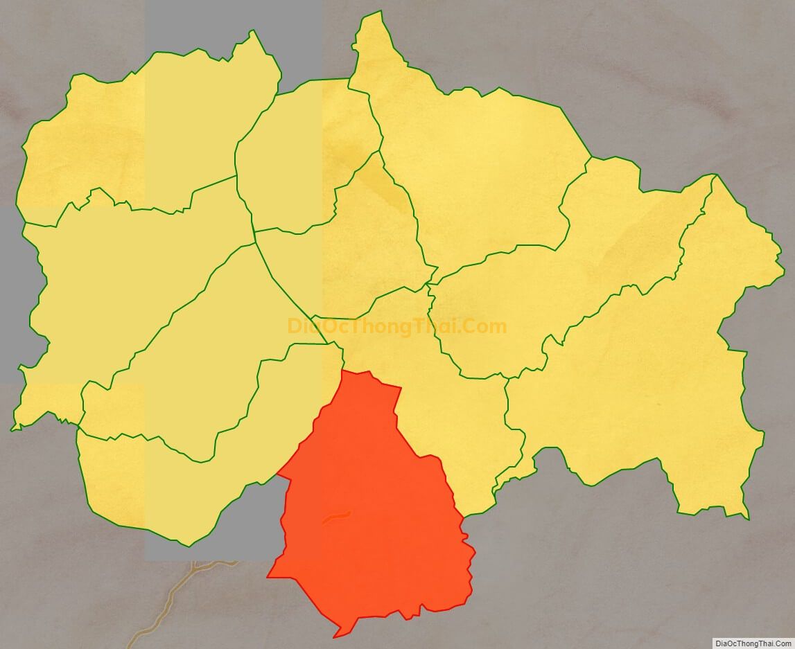 Bản đồ vị trí và địa giới hành chính Xã Đắk Hà, huyện Tu Mơ Rông