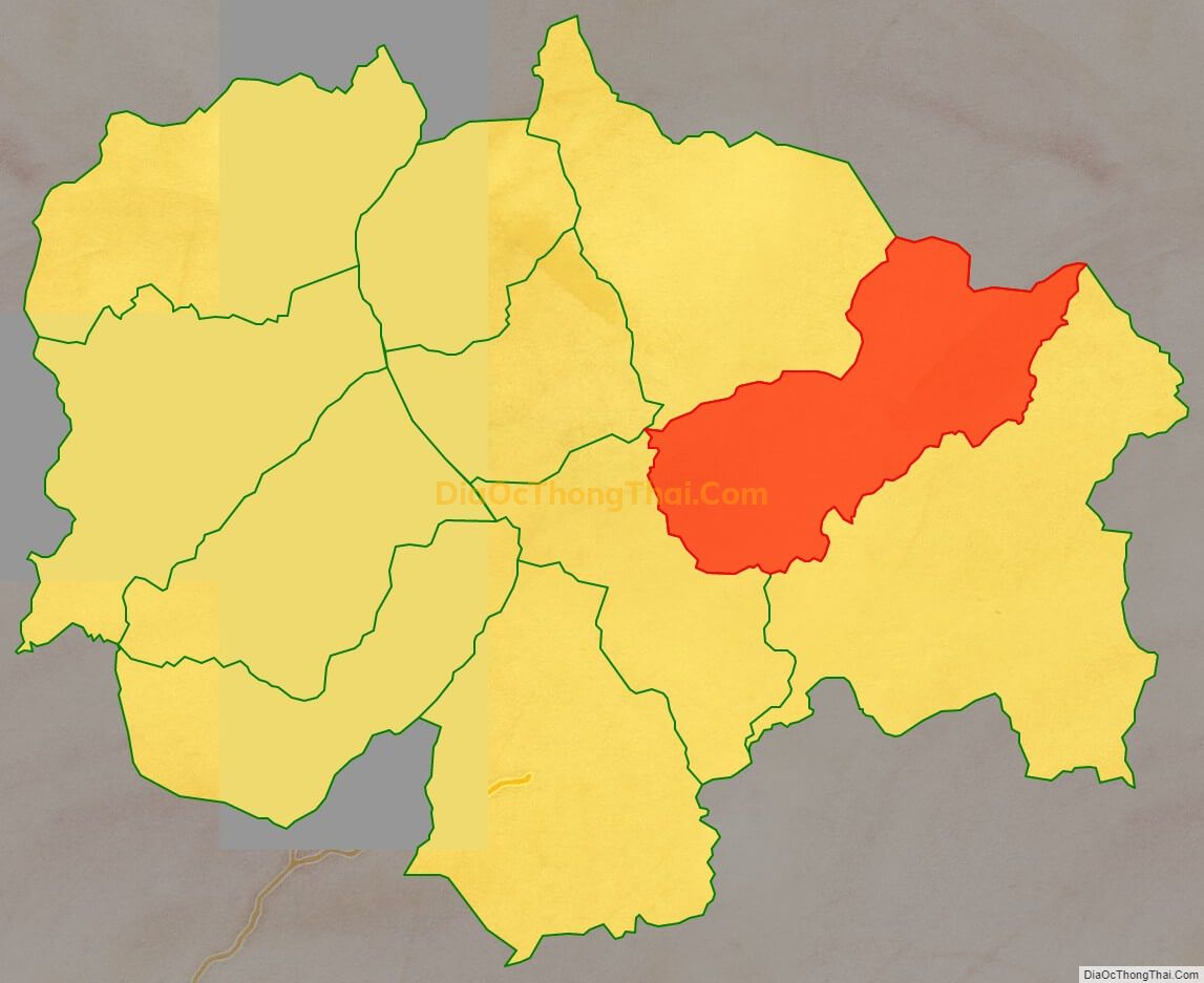 Bản đồ vị trí và địa giới hành chính Xã Văn Xuôi, huyện Tu Mơ Rông