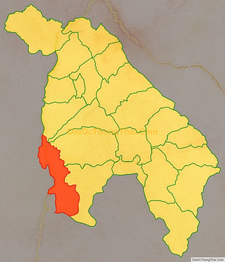 Bản đồ vị trí và địa giới hành chính Xã Chăn Nưa, huyện Sìn Hồ