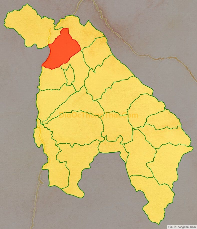 Bản đồ vị trí và địa giới hành chính Xã Hồng Thu, huyện Sìn Hồ