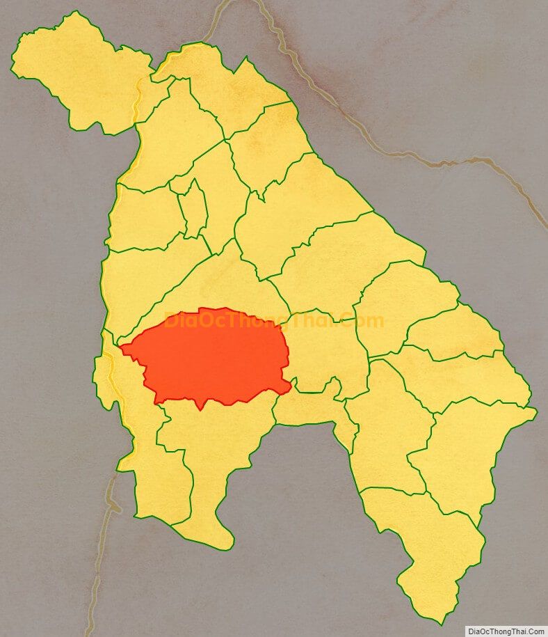 Bản đồ vị trí và địa giới hành chính Xã Làng Mô, huyện Sìn Hồ