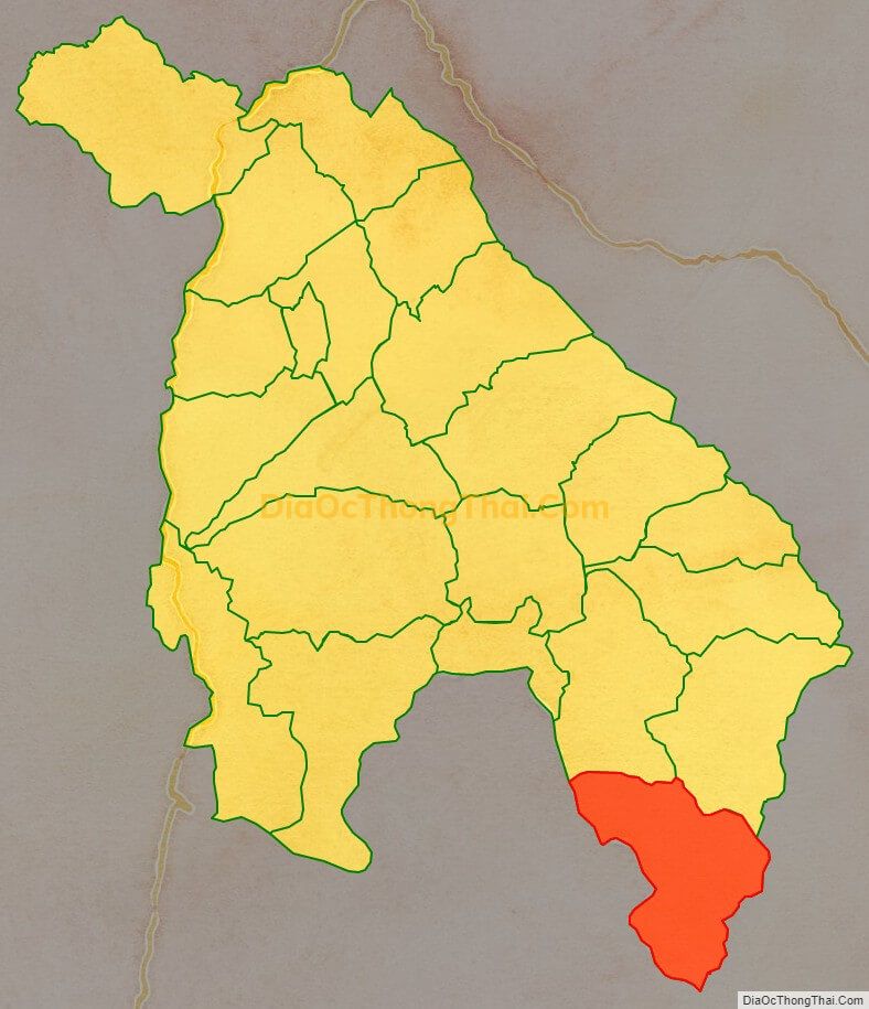 Bản đồ vị trí và địa giới hành chính Xã Nậm Hăn, huyện Sìn Hồ