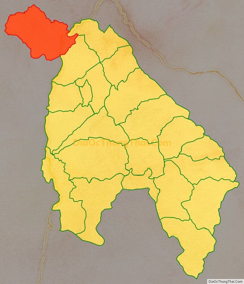 Bản đồ vị trí và địa giới hành chính Xã Pa Tần, huyện Sìn Hồ