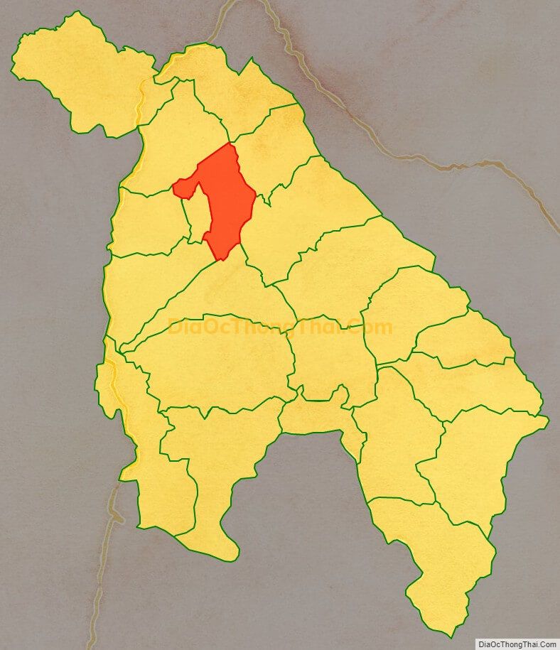 Bản đồ vị trí và địa giới hành chính Xã Phăng Sô Lin, huyện Sìn Hồ