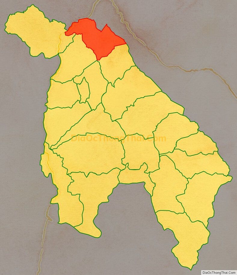 Bản đồ vị trí và địa giới hành chính Xã Phìn Hồ, huyện Sìn Hồ