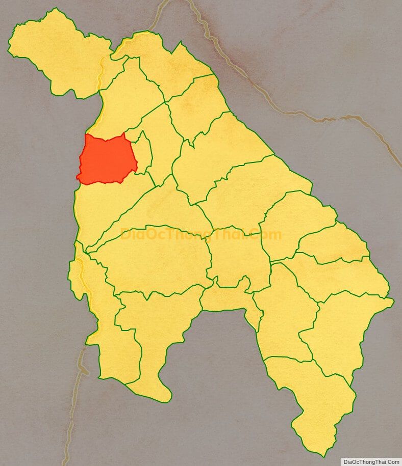 Bản đồ vị trí và địa giới hành chính Xã Tả Phìn, huyện Sìn Hồ