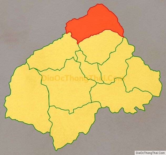 Bản đồ vị trí và địa giới hành chính Xã Phúc Khoa, huyện Tân Uyên