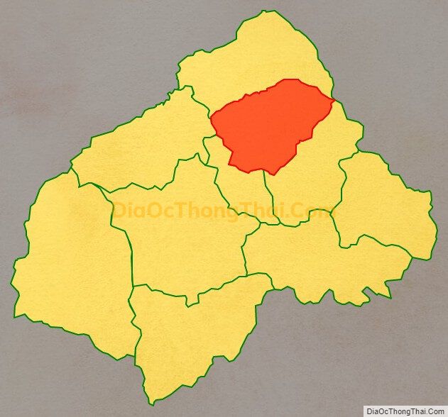 Bản đồ vị trí và địa giới hành chính Thị trấn Tân Uyên, huyện Tân Uyên