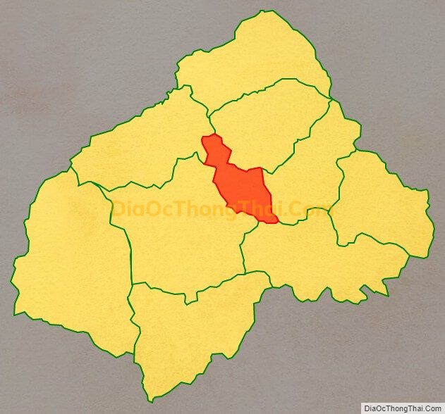 Bản đồ vị trí và địa giới hành chính Xã Thân Thuộc, huyện Tân Uyên