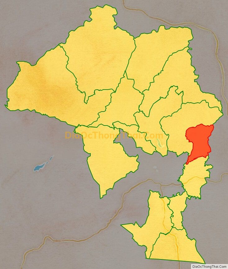Bản đồ vị trí và địa giới hành chính Xã Lộc Đức, huyện Bảo Lâm