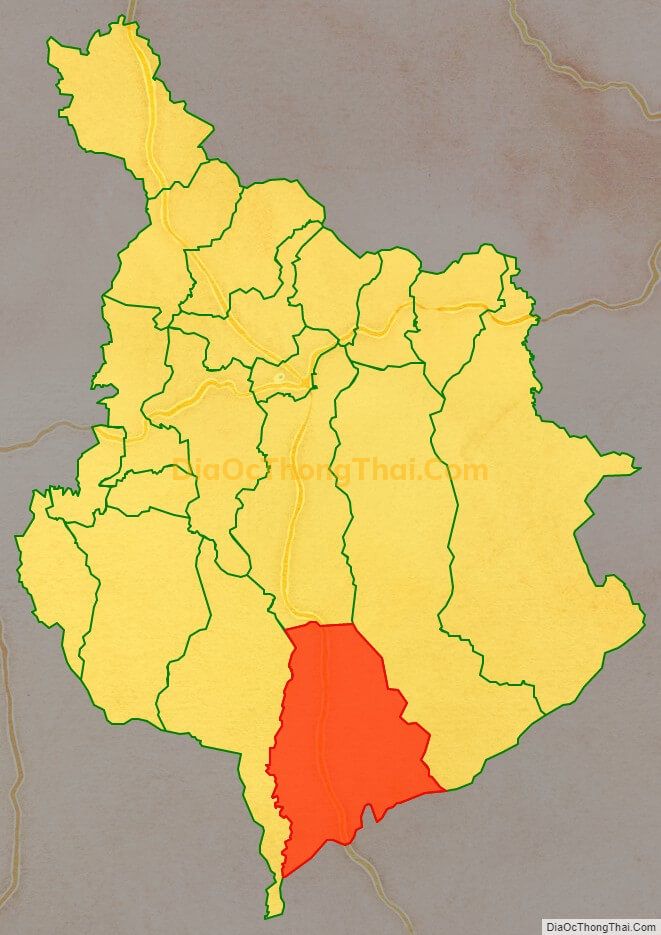Bản đồ vị trí và địa giới hành chính Xã Gia Bắc, huyện Di Linh
