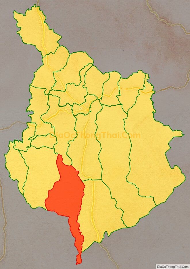 Bản đồ vị trí và địa giới hành chính Xã Sơn Điền, huyện Di Linh