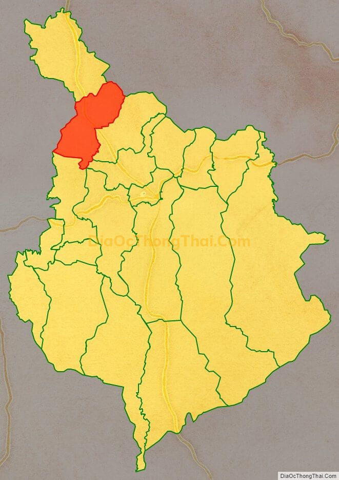 Bản đồ vị trí và địa giới hành chính Xã Tân Lâm, huyện Di Linh