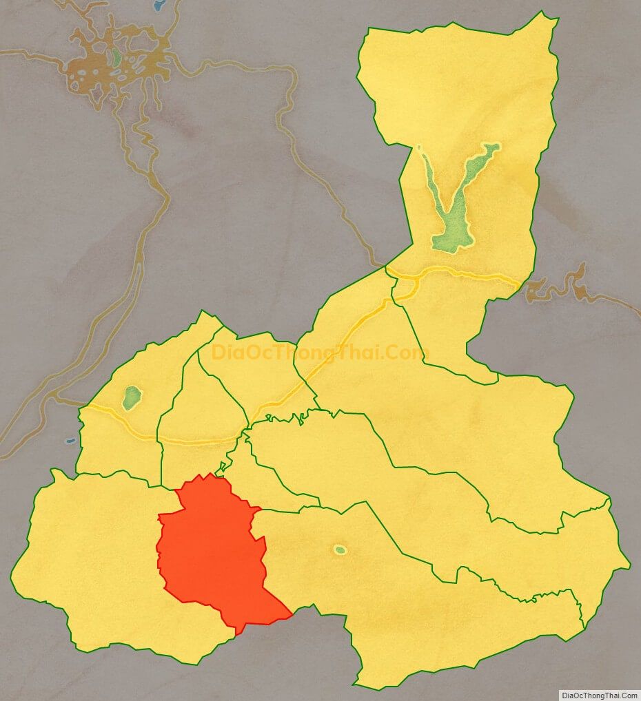 Bản đồ vị trí và địa giới hành chính Xã Ka Đơn, huyện Đơn Dương