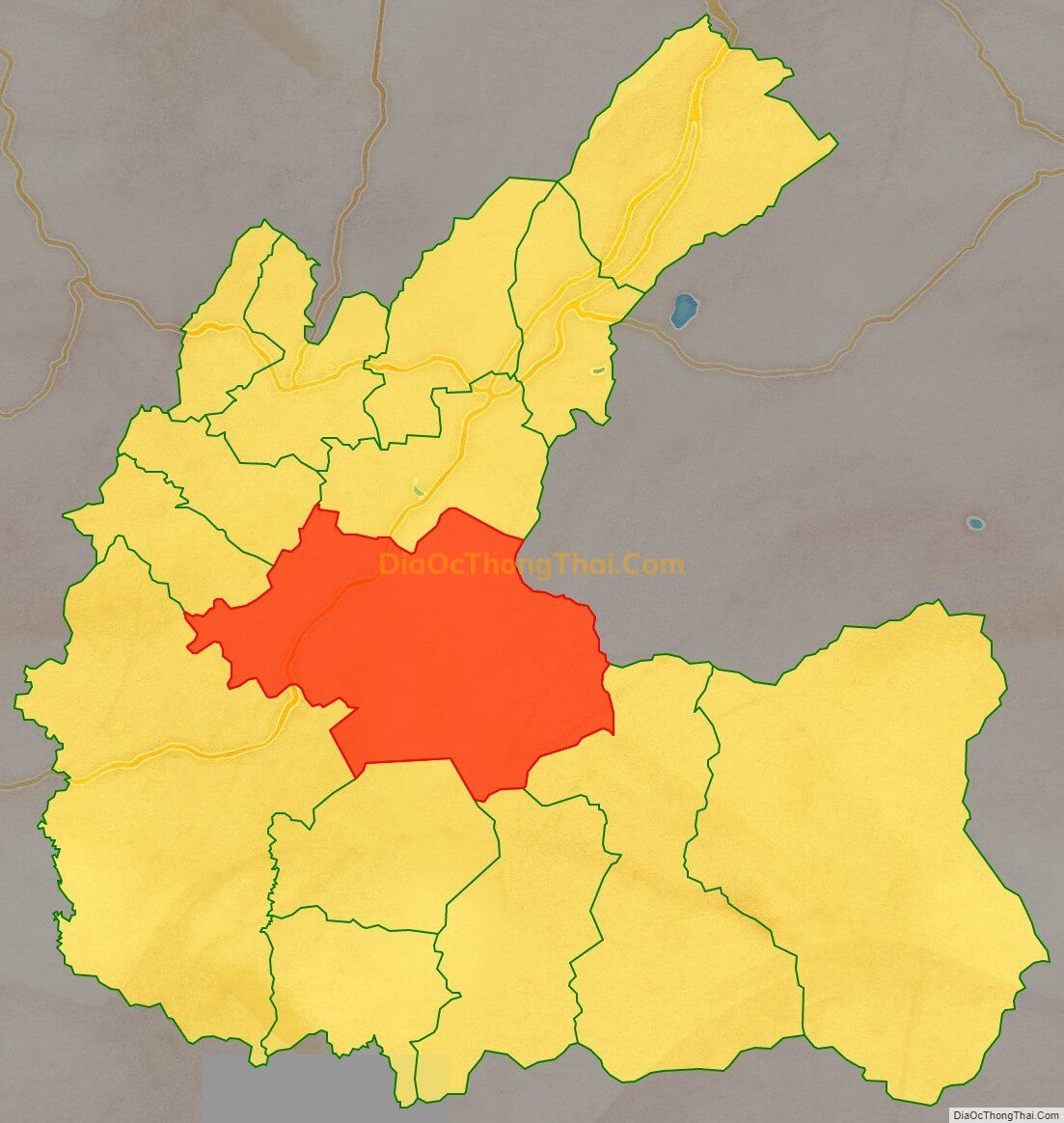 Bản đồ vị trí và địa giới hành chính Xã Phú Hội, huyện Đức Trọng