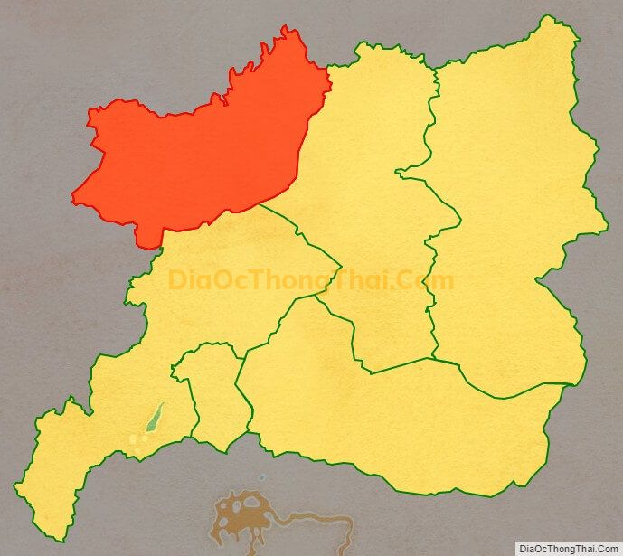 Bản đồ vị trí và địa giới hành chính Xã Đưng KNớ, huyện Lạc Dương