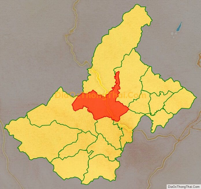 Bản đồ vị trí và địa giới hành chính Xã Đạ Đờn, huyện Lâm Hà