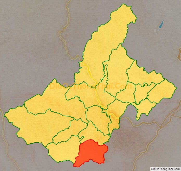Bản đồ vị trí và địa giới hành chính Xã Đan Phượng, huyện Lâm Hà