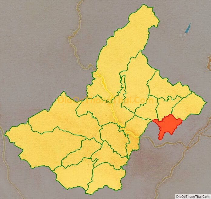 Bản đồ vị trí và địa giới hành chính Xã Gia Lâm, huyện Lâm Hà