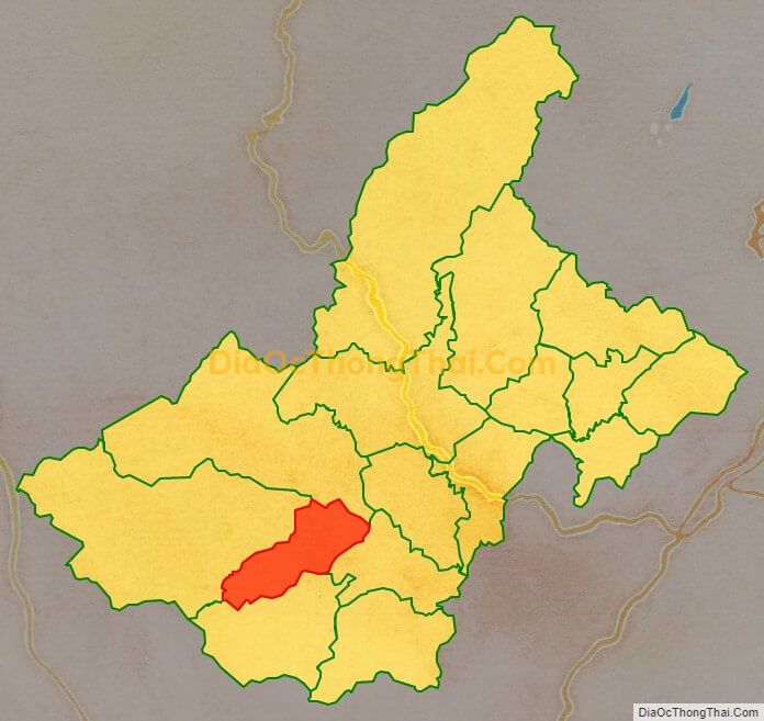 Bản đồ vị trí và địa giới hành chính Xã Hoài Đức, huyện Lâm Hà